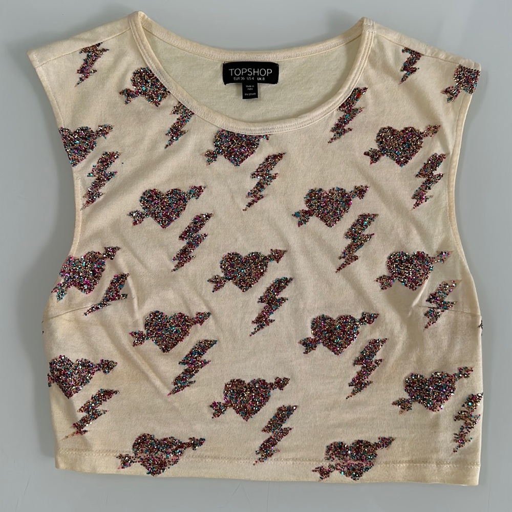 Top shop heart top